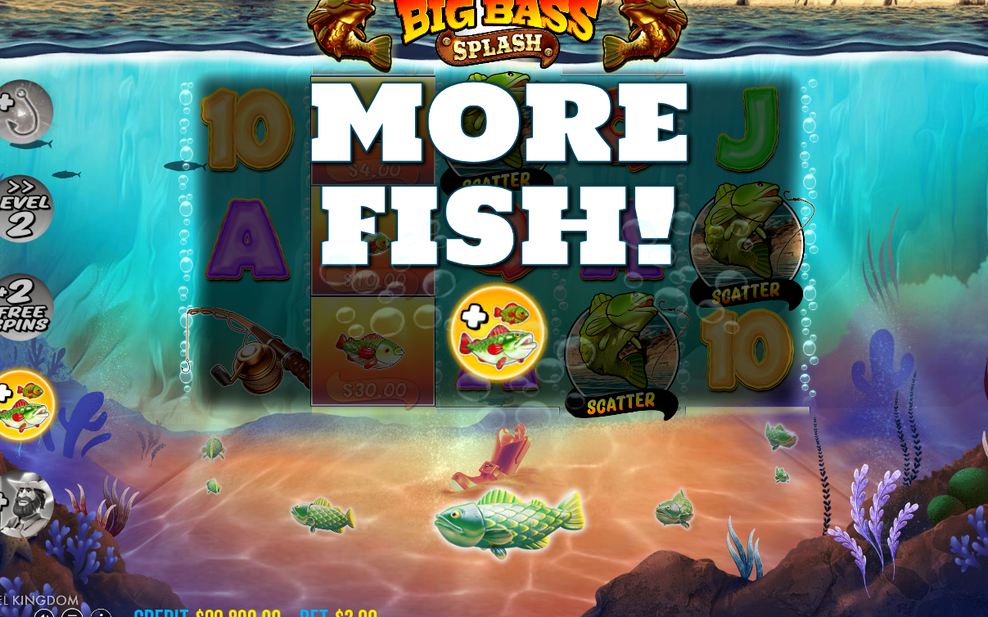 Free Spins med fiskaren WILD på alla hjul