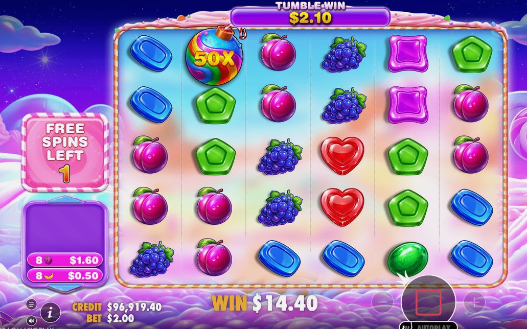 Free Spins med 10 snurr och 5 extra från Scatter